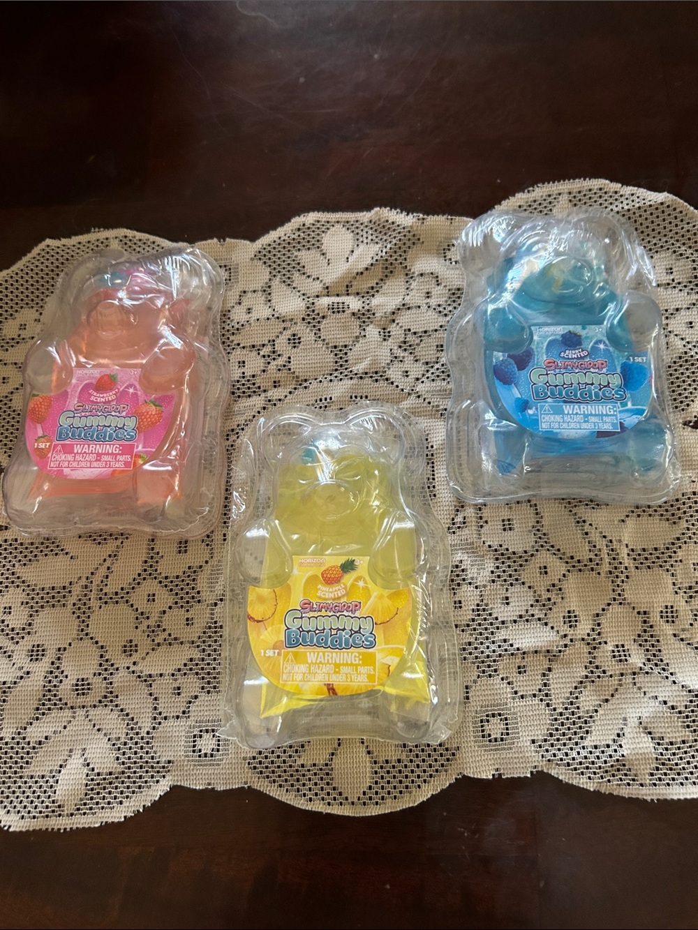 SlimyGloop Gummy Buddies Bundle of 3 Bear Sets All Are New In Package & Sealed